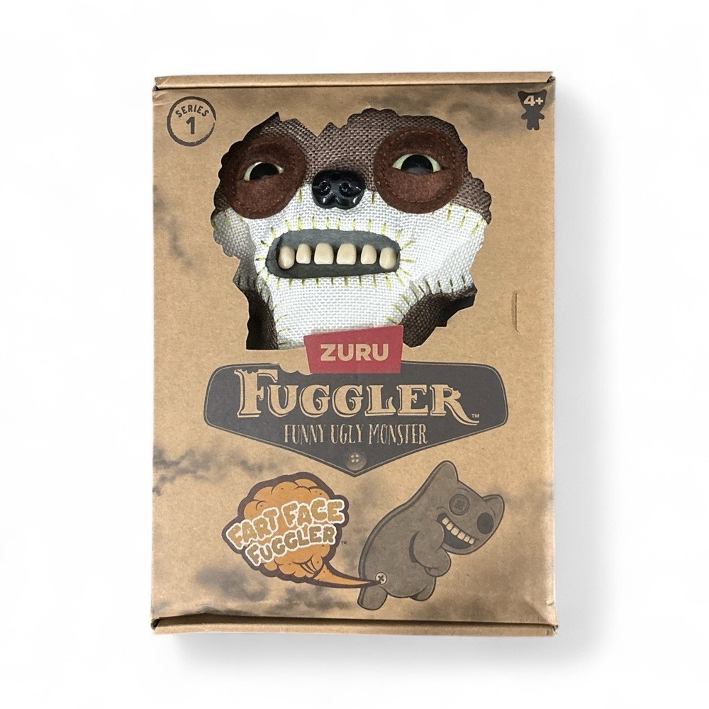 FUGGLER FART FACE SUSPICIOUS FOX BROWN FUNNY UGLY MONSTER GITD EYES